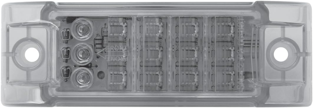 GG Grand General 77667 Rectangular RojoClaro 15 LED Marcador y Luz de Giro, 3 Cables