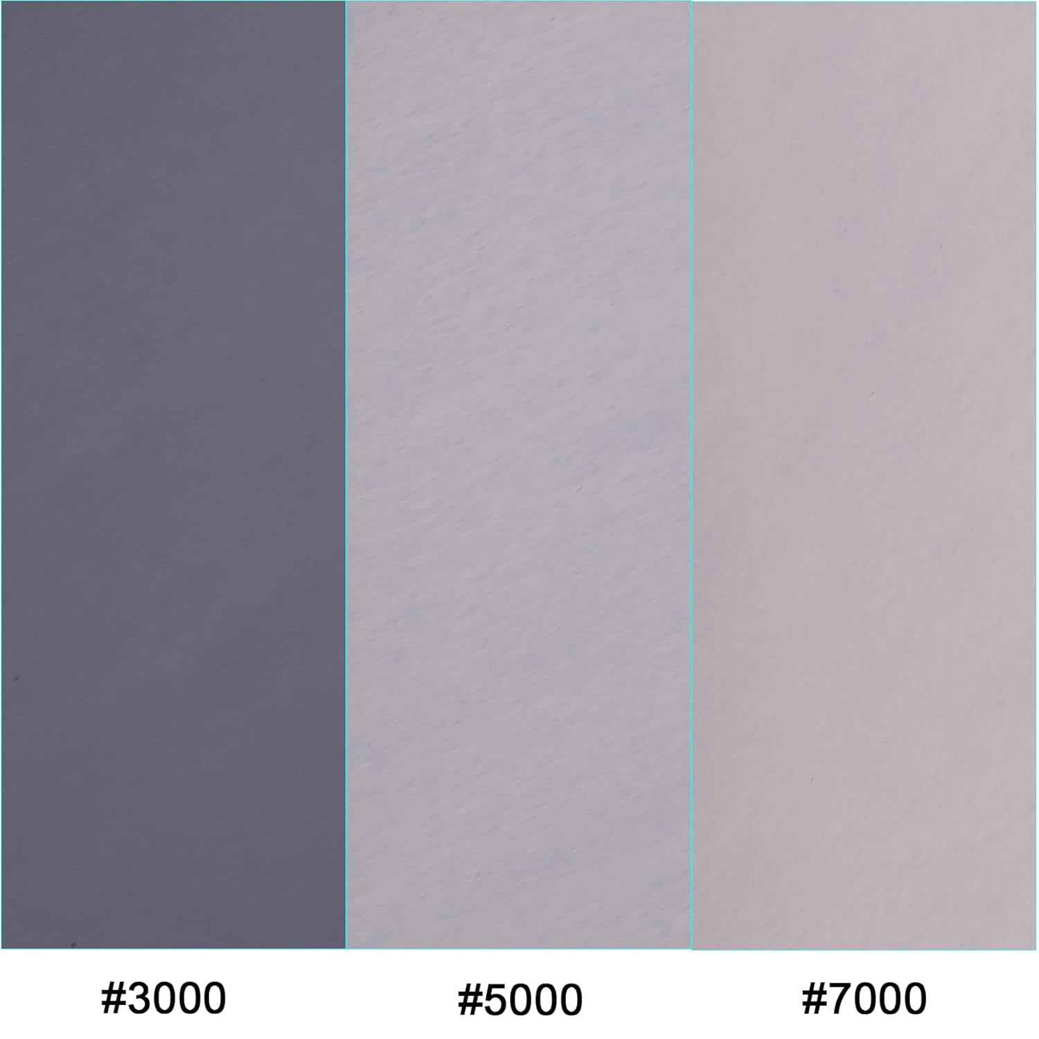 AUSTOR 36 piezas de papel de lija húmedo y seco 3000 5000 7000 de grano alto, surtido de papel de lija abrasivo de 9 x 3.6 pulgadas para lijado
