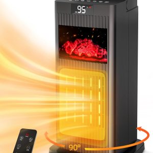 Calentador de espacio con termostato, calentadores eléctricos para uso en interiores, oscilación de 90, 4 modos, temporizador de 12 horas, Calentador de espacio con termostato, calentadores eléctricos para uso en interiores, oscilación de 90, 4 modos, temporizador de 12 horas,