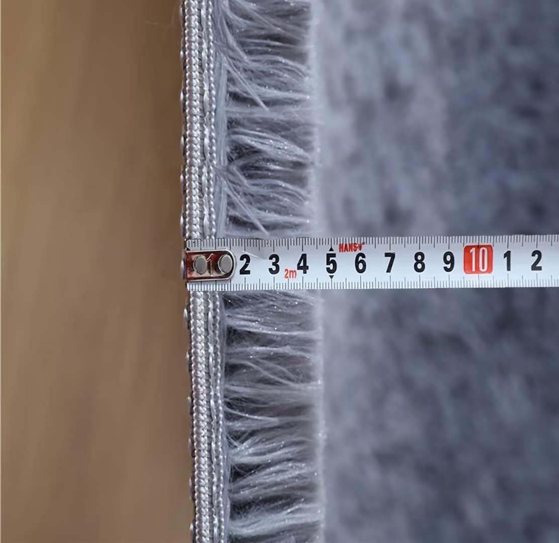 Super Soft Thick Fluffy Faux Sheepskin Area Rug for Living Room Bedroom Dormitory Home Decor Fuax Fur Shag Carpet(3ft x 5ft, Burgundy)