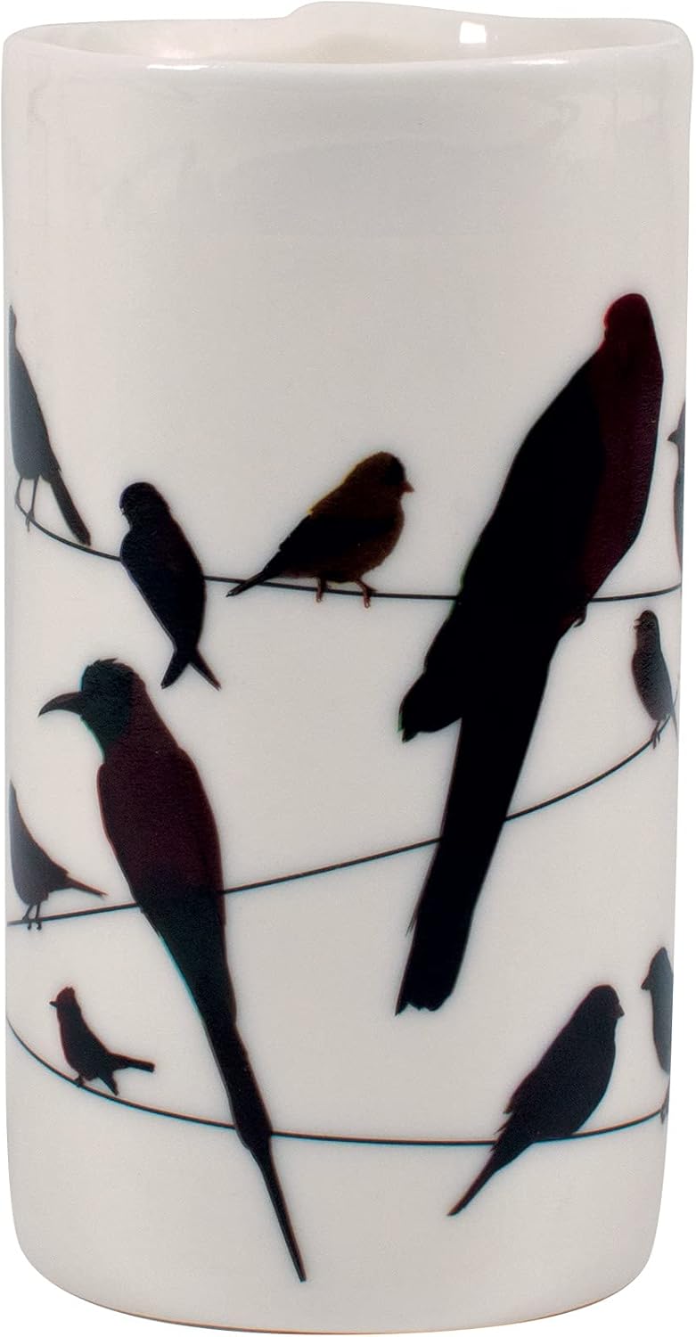 Birds on a Wire – Portavelas que cambia de calor, cambia mágicamente cuando la vela está encendida