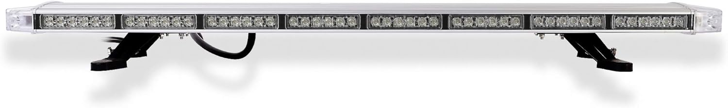 Condor TIR – Barra de luz LED de emergencia para vehículo de emergencia, 3 W, perfil bajo, 40 pulgadas (ámbarblanco)