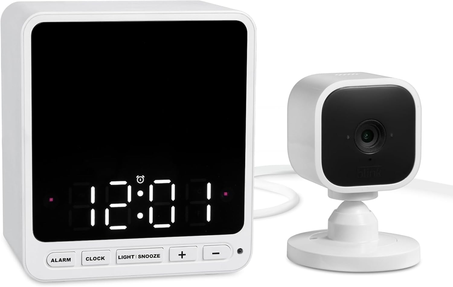 Wasserstein Funda de reloj despertador para cámara Blink Mini  Funda para colocación discreta de la cámara interior Blink Mini (Blink Mini no
