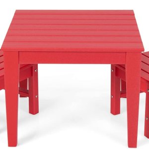 Costzon Juego de mesa y silla para niños, mesa de actividades de 3 piezas para todo tipo de clima para interiores y exteriores, juego de muebles Costzon Juego de mesa y silla para niños, mesa de actividades de 3 piezas para todo tipo de clima para interiores y exteriores, juego de muebles