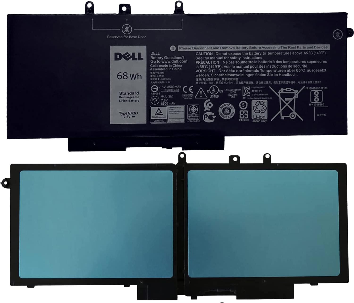 DELL GJKNX – Batería para Dell Latitude 5280 5288 5480 5488 5490 5495 5580 5590 5591 E5280 E5288 E5480 E5488 E5580 E5590 E5488 E5590 E5Precisión 591