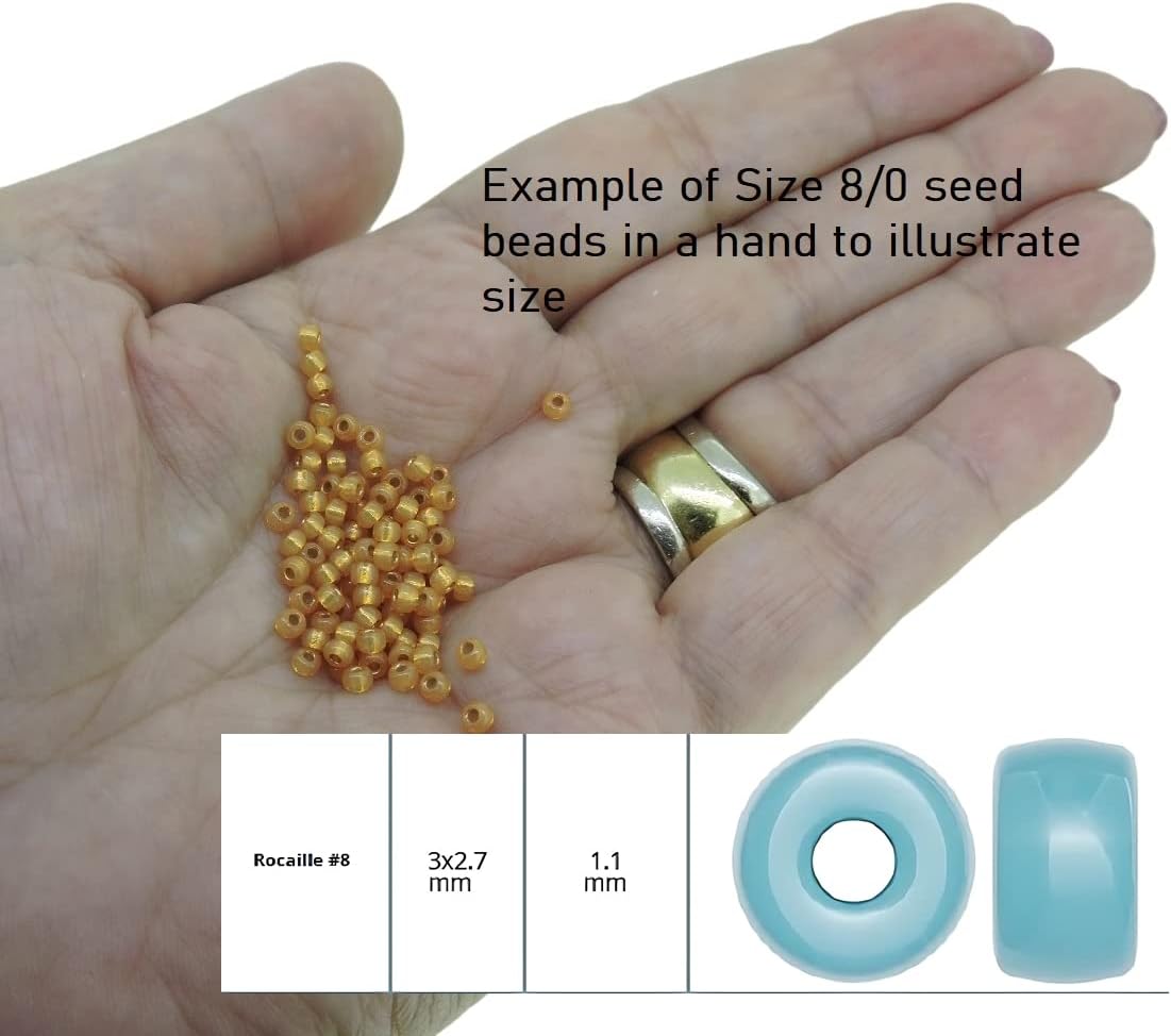 Miyuki Seed Beads 80 Tubo de cuentas amarillo opaco de 0.78 oz
