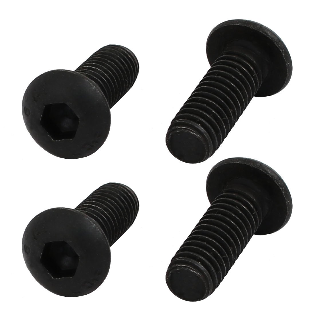 IIVVERR Tornillo de bloqueo de tornillo de rosca izquierda de grado M6x16mm 10.9 para portabrocas (4 piezas M6x16mm 10.9 Grado Tornillo de bloqueo