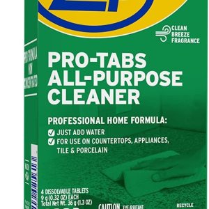 Zep PRO-TABS – Tabletas solubles de limpieza multiusos – 4 tabletas – ZUAPCTAB solo tienes que añadir agua! Respetuoso con el medio ambiente Zep PRO-TABS – Tabletas solubles de limpieza multiusos – 4 tabletas – ZUAPCTAB solo tienes que añadir agua! Respetuoso con el medio ambiente