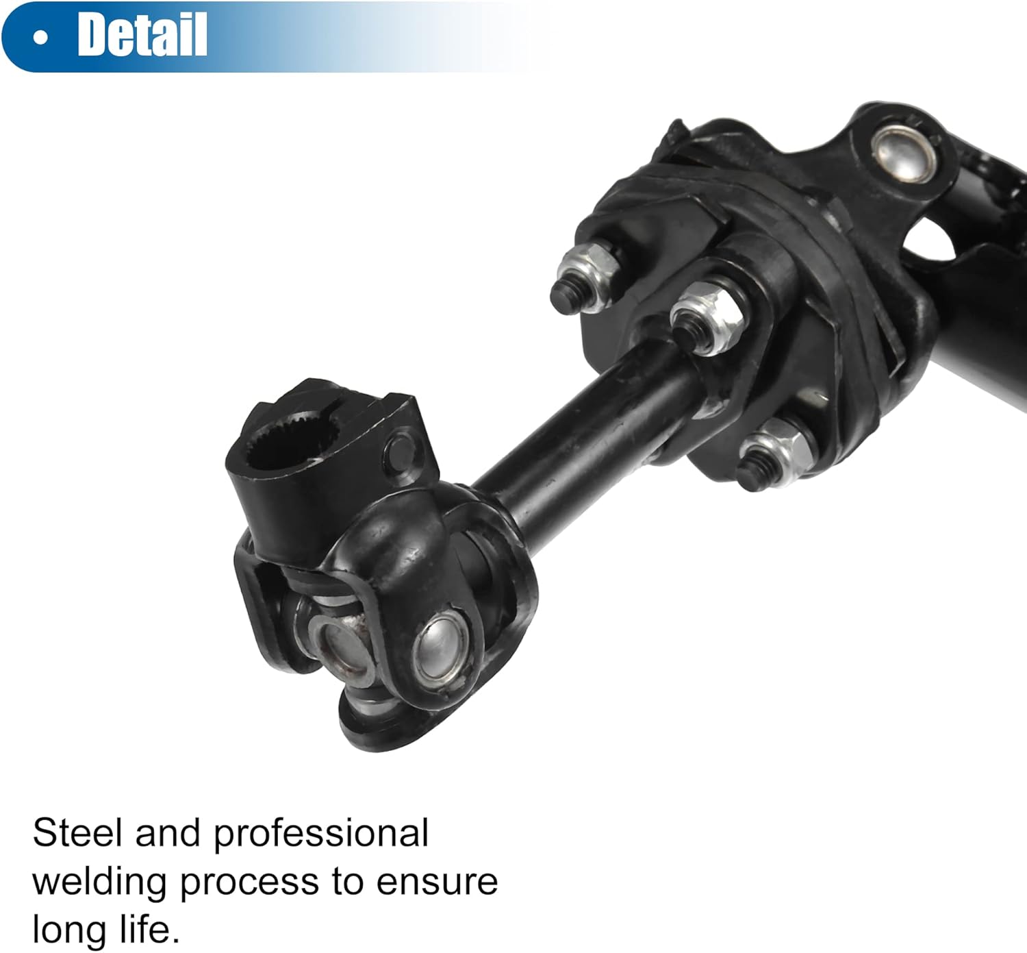X AUTOHAUX Eje de dirección para Chevy Tracker 1999-2004 para Suzuki Vitara 1999 2000 2001 2002 2003 2004 Columna de dirección intermedia inferior