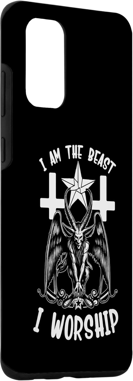 Galaxy S20+ Ave Satanas – Funda oculta con símbolo de cabra satánica
