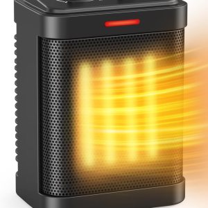Calentadores de espacio pequeño para uso en interiores, mini calentador de espacio de 1000 W700 W con termostato, protección múltiple, calentador de Calentadores de espacio pequeño para uso en interiores, mini calentador de espacio de 1000 W700 W con termostato, protección múltiple, calentador de