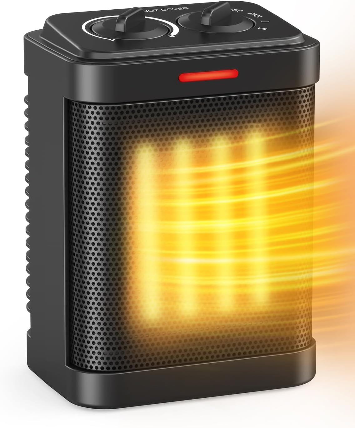 Calentadores de espacio pequeño para uso en interiores, mini calentador de espacio de 1000 W700 W con termostato, protección múltiple, calentador de