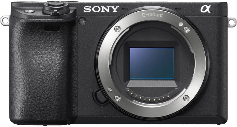 Sony Cámara sin espejo a6400 (ILCE-6400B) + tarjeta de 64 GB + 2 baterías NPF-W50 + lector de tarjetas + luz LED + software de fotos Corel + estuche
