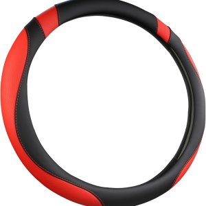 West Llama Funda personalizada para volante de automóvil para Dodge RAM 1500 2500 3500, 15.5-16 pulgadas (negro + rojo tamaño grande) West Llama Funda personalizada para volante de automóvil para Dodge RAM 1500 2500 3500, 15.5-16 pulgadas (negro + rojo tamaño grande)