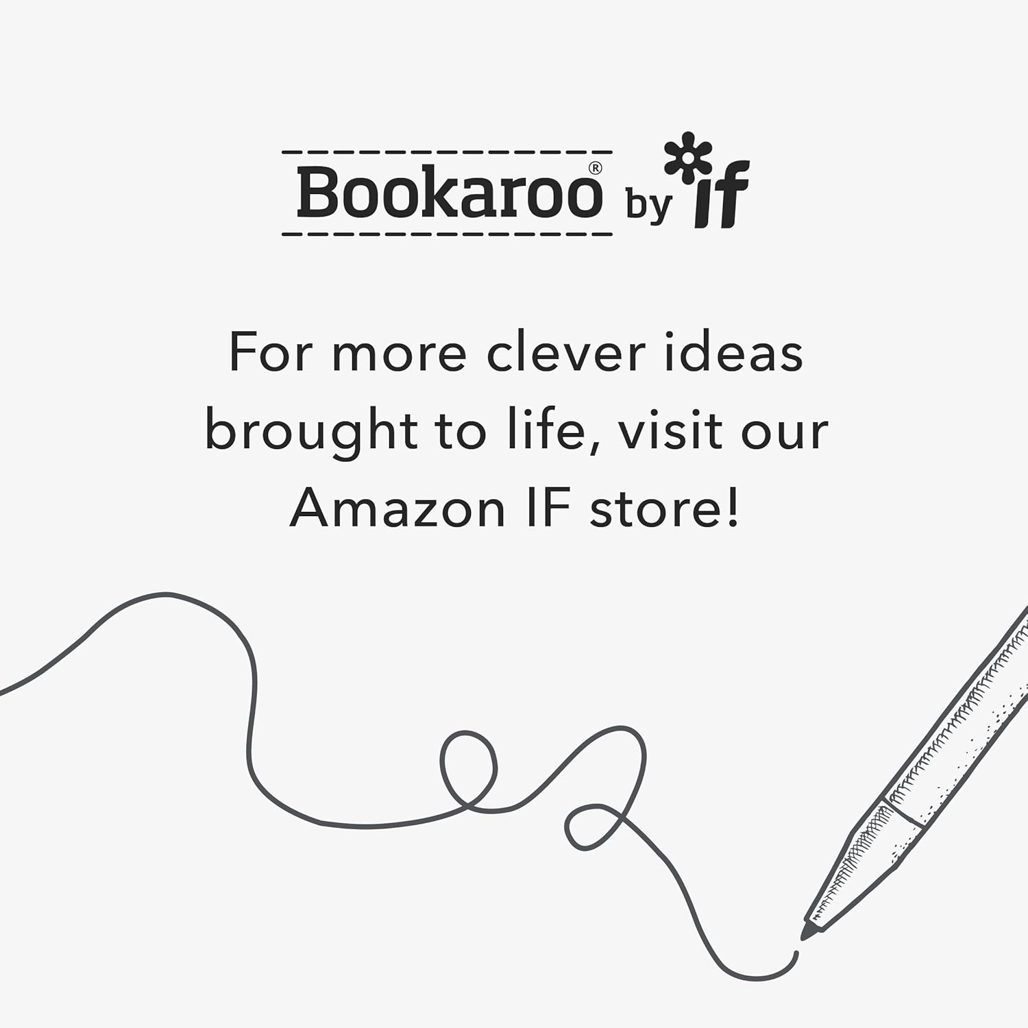 IF Bookaroo – Estuche para bolígrafos, Lima, Moderno