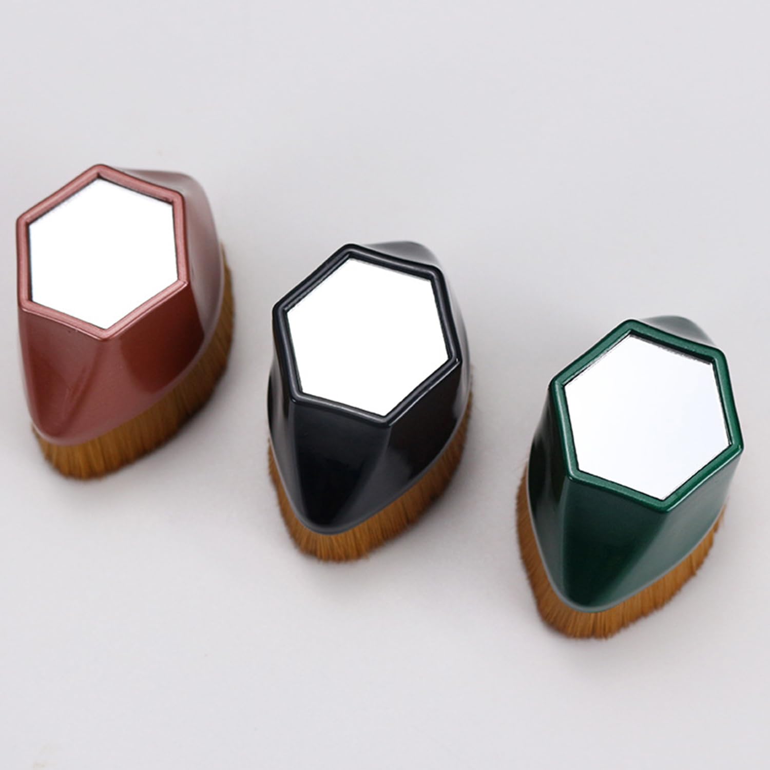 Brocha de base de maquillaje Kabuki de parte superior plana, herramienta de brocha de maquillaje suave de alta calidad, perfecta para cosméticos