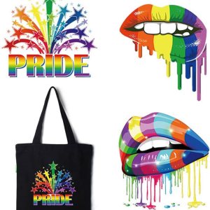 Calcomanías para planchar grandes arcoíris para planchar, vinilo para transferencia de calor, Día del Orgullo, Parches para planchar en Parches para Calcomanías para planchar grandes arcoíris para planchar, vinilo para transferencia de calor, Día del Orgullo, Parches para planchar en Parches para