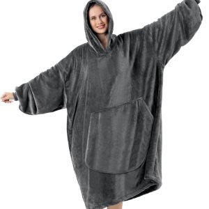 FestiCorp Manta de gran tamaño con capucha para adultos, sudadera extra larga con manga gigante, capucha y bolsillo FestiCorp Manta de gran tamaño con capucha para adultos, sudadera extra larga con manga gigante, capucha y bolsillo