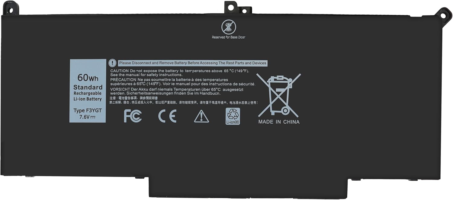 Batería F3YGT 7480 DM3WC para Dell Latitude 7480 7390 7280 7290 7380 7490 E7280 E7480 E7490 12 7000 13 7000 14 7000 Series P733 G P73G 002 P29S002