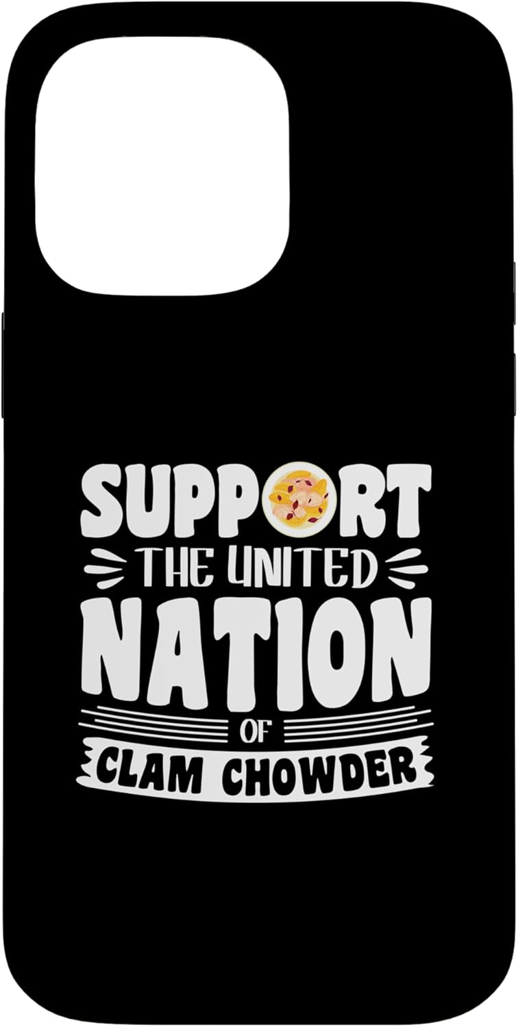 iPhone 14 Pro Max Support the united nation of Clam Chowder Case