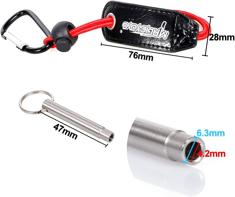 Removedor de rodamientos de metal, 1 clip de cinturón Yoyo con gancho de metal, accesorios de bola de Yoyo