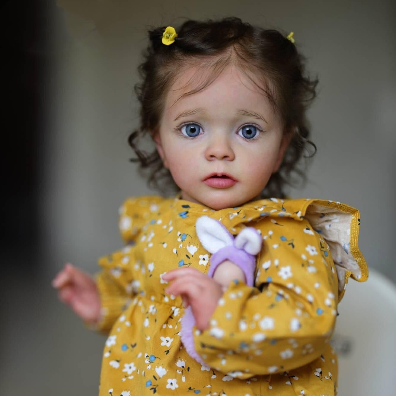 Zero Pam Muñecas de bebé Reborn realistas de 24 pulgadas, muñecas Reborn de niña pequeña con peso 3D de piel real, muñeca de bebé realista que se