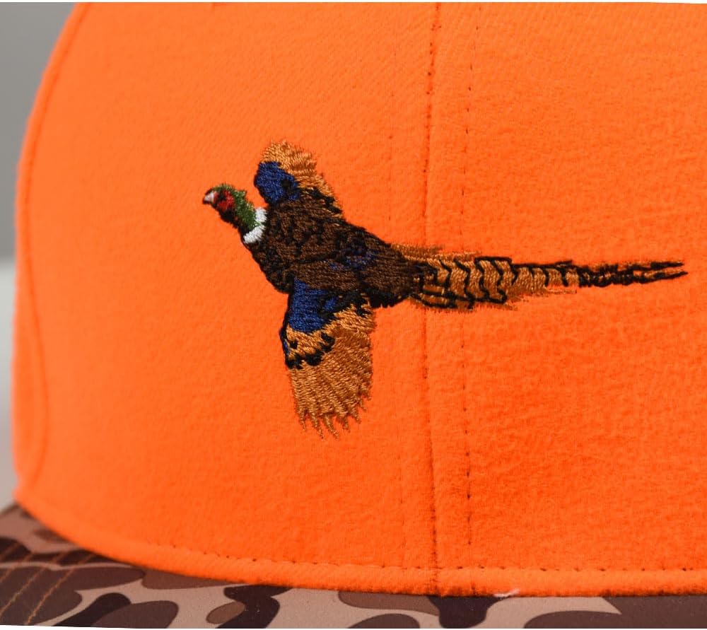 Performance Outdoorsman Snapback – Sombrero de camión con ala plana, bordado de animales único