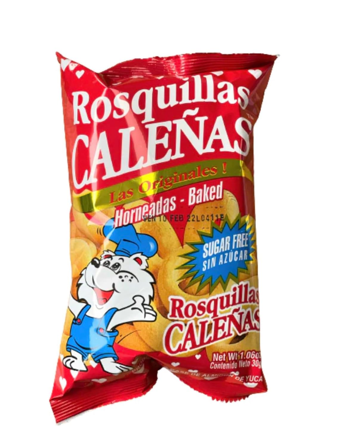 Rosquillas Caleñas 1.06 oz PACK de 12 – Bocadillos tradicionales de queso – Importados de Colombia