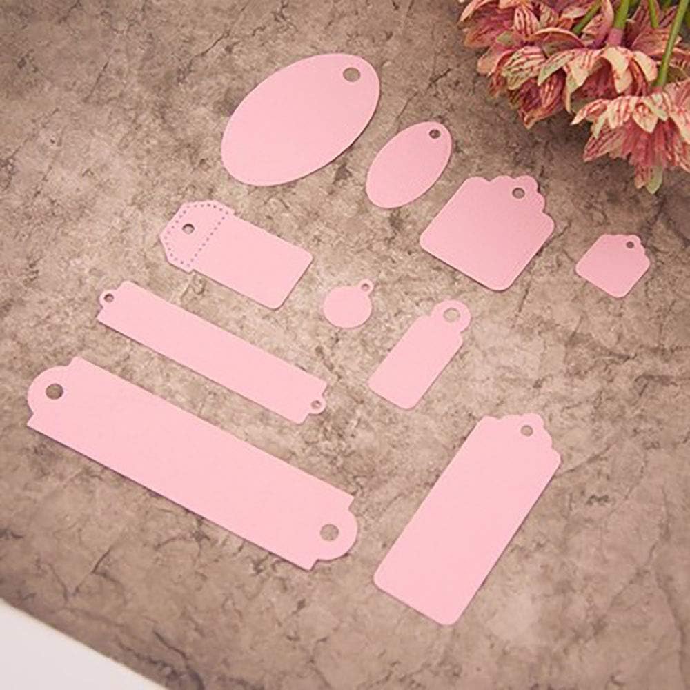 Troqueles de corte de metal para marcapáginas, moldes de plantilla, herramienta de grabado en relieve, troqueles para hacer tarjetas, álbum, álbumes