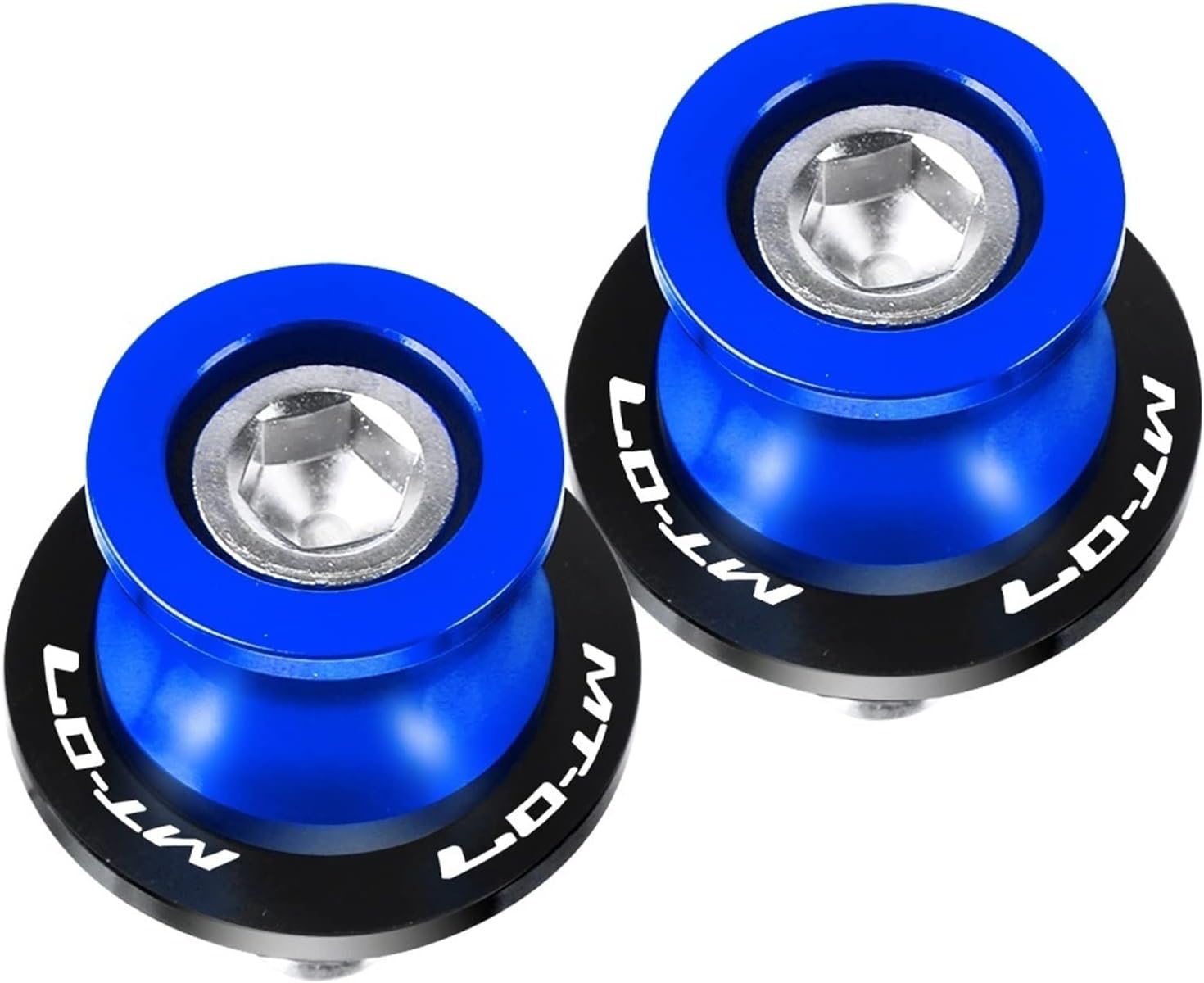OBONG Motorcycle 6MM Stand Screws for Yamaha MT07 MT-07 Tracer 2016-2020 Tracer CNC Aluminum Swingarm Slider Spools (Color  6MM Blue)