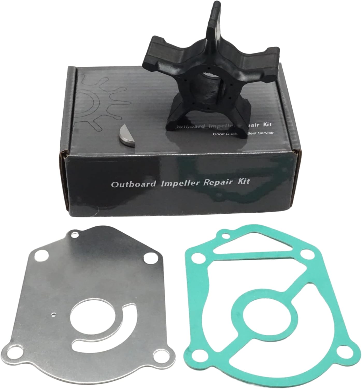UanofCn 17400-94611 Kit de reparación de impulsor de bomba de agua para Suzuki Marine 2 tiempos fueraborda 115 140 HP Motors Sierra 18-3264