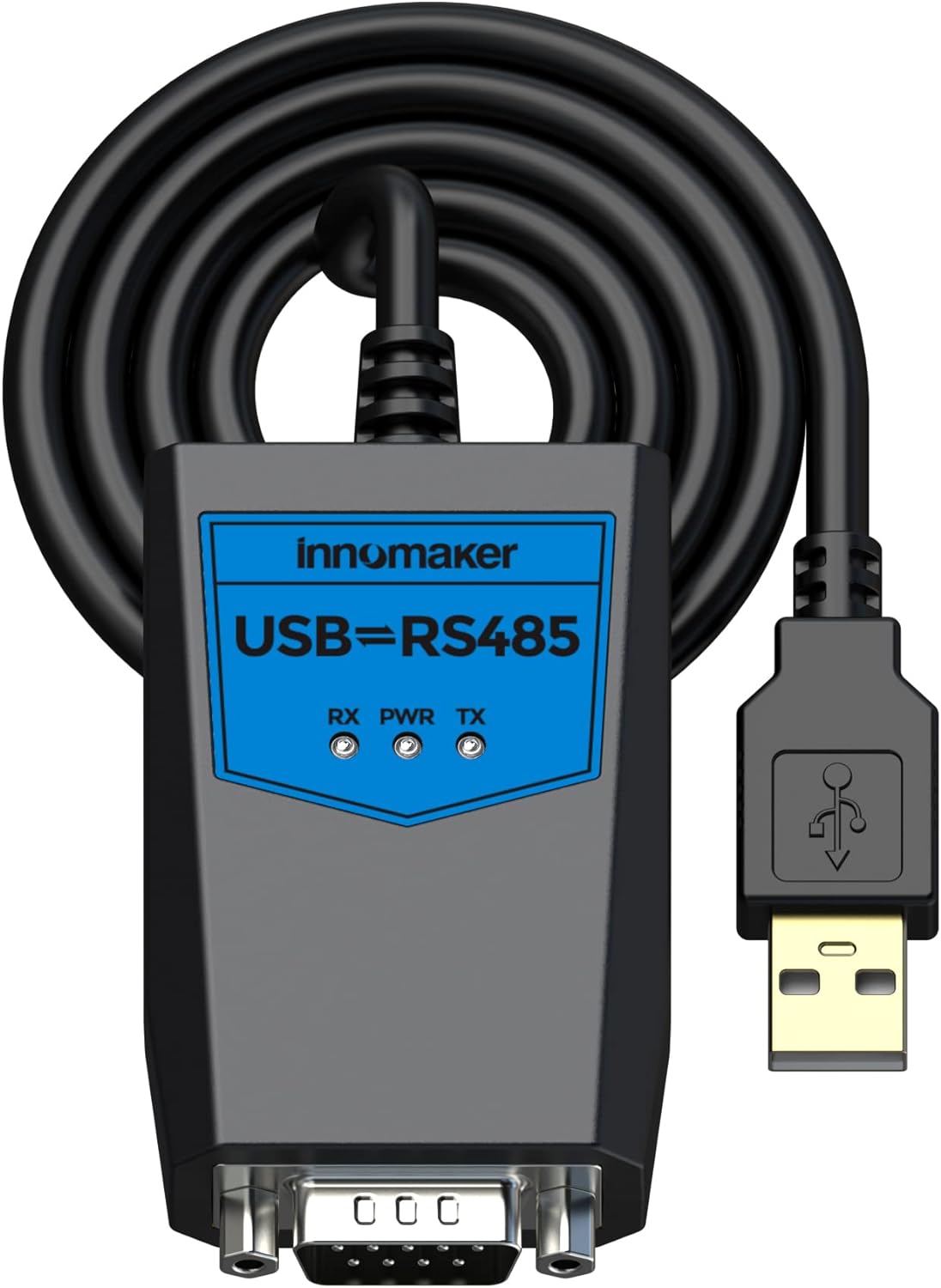 innomaker Industrial USB 2.0 a RS485 Convertidor Adaptador basado en FTDI FTDI FT230 Chip Integrado Protección ESD Soporte Windows 11,10,8 XP Mac Os