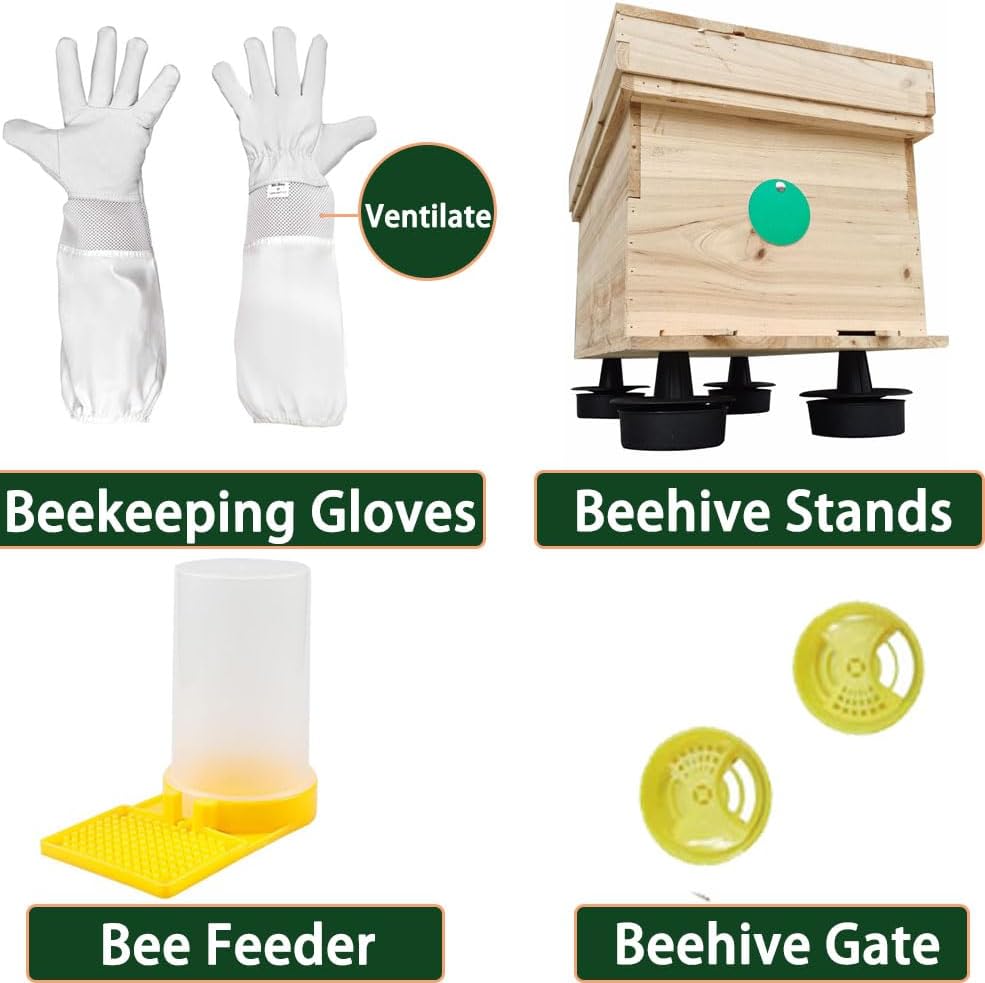 Suministros de apicultura con traje de abeja (L)