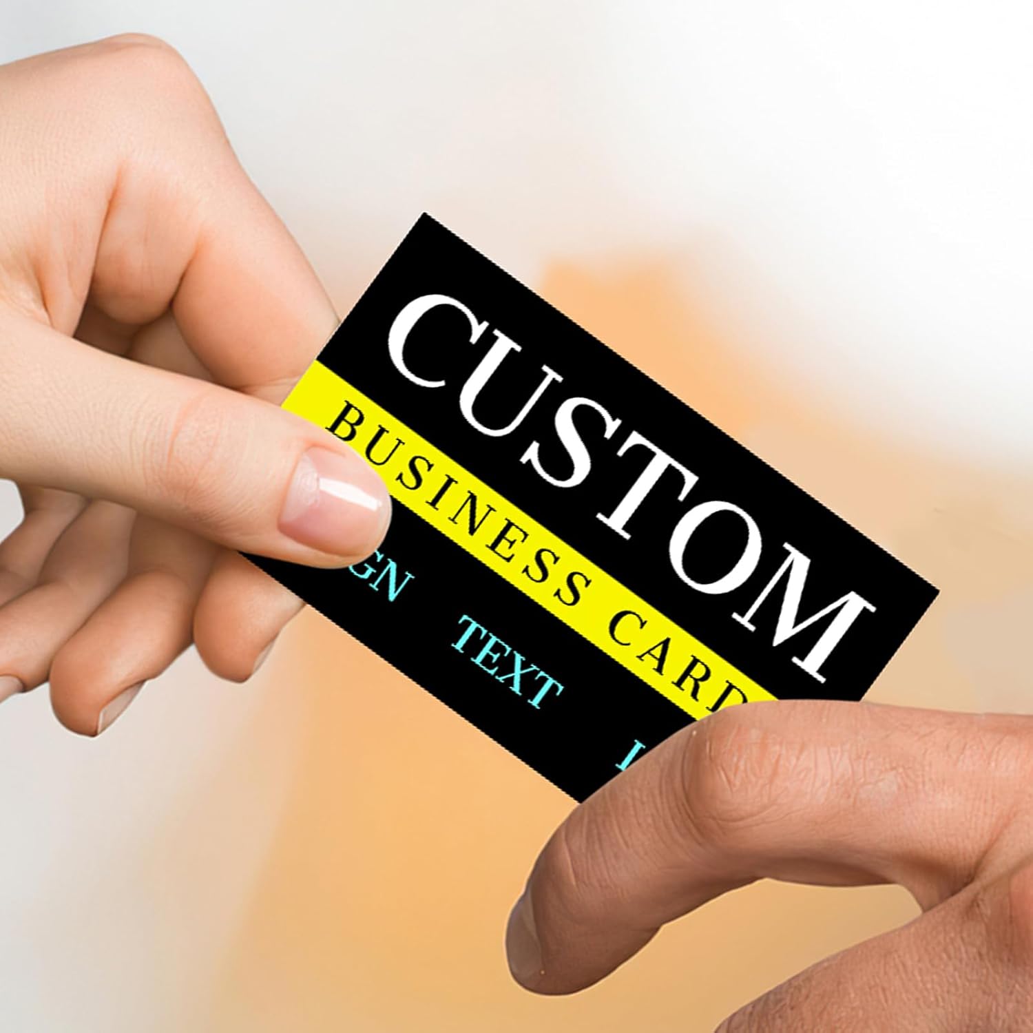 Tarjetas de visita personalizadas con logotipo, tarjetas de visita personalizadas para pequeñas empresas 100, 200, 500, 1000, personalizables,