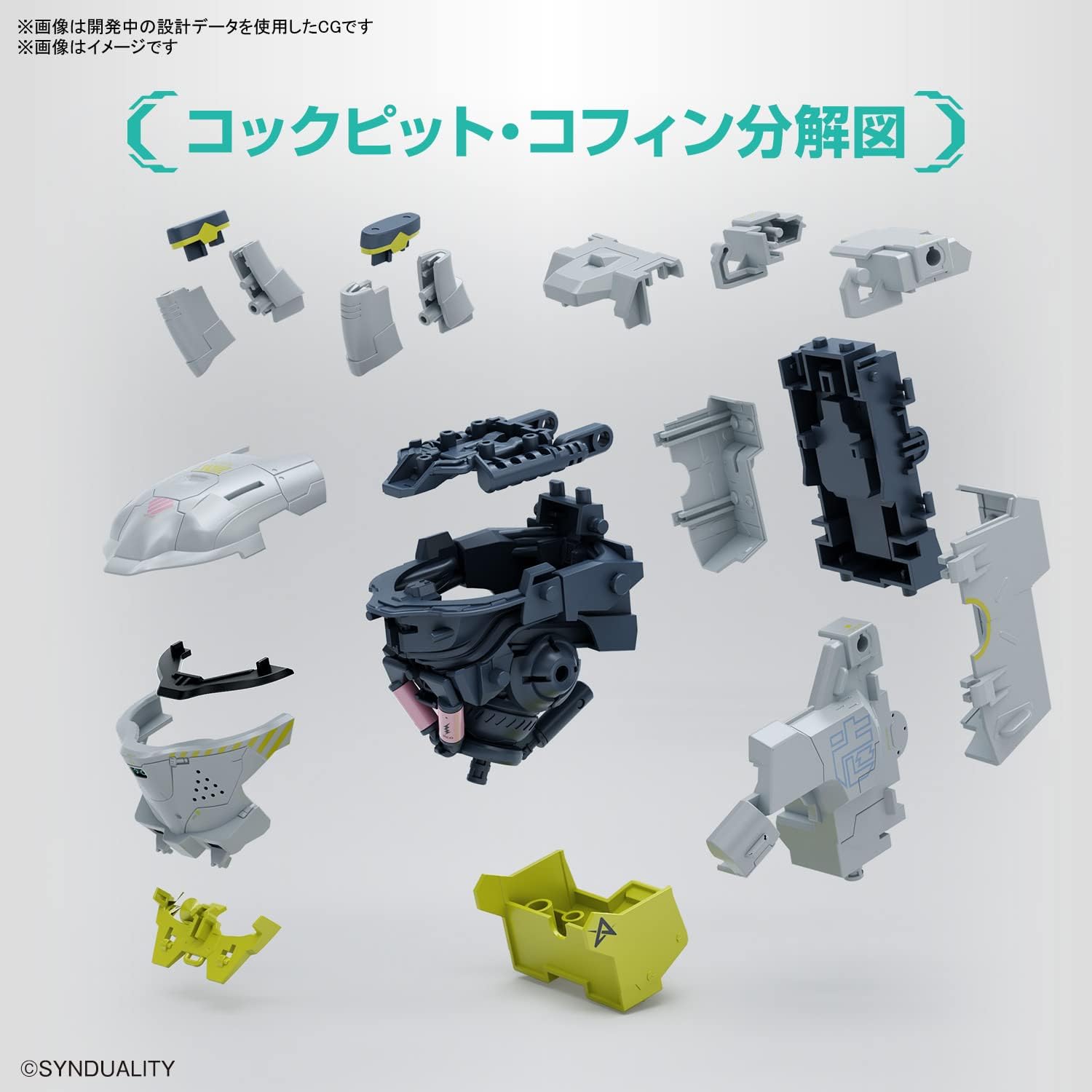 BANDAI SPIRITS( ) HG SYNDUALITY Daisy Ogre, modelo de plástico codificado por colores