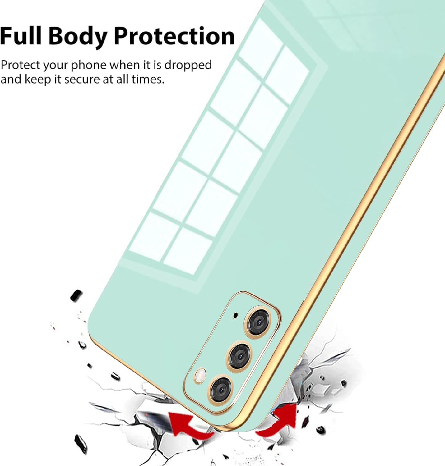 AWZHYDT Funda para Galaxy Note 20, diseñada para Samsung Galaxy Note 20 4G5G, funda protectora de TPU suave a prueba de golpes, flexible, funda para