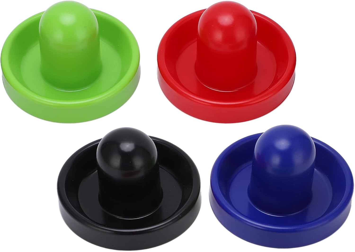 Juego completo de accesorios de hockey multicolor con empujadores, discos y piezas de repuesto para juego de hockey de mesa, mejora tu juego