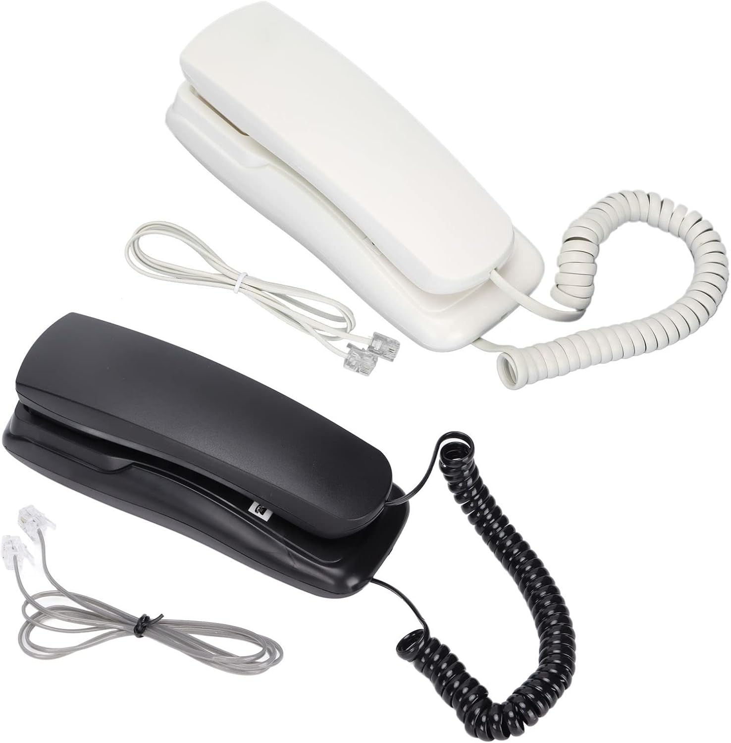 Teléfono fijo, escritorio con cable, multifunción para montaje en pared, soporte fijo de línea fija pequeña, función de flash, redireccionamiento
