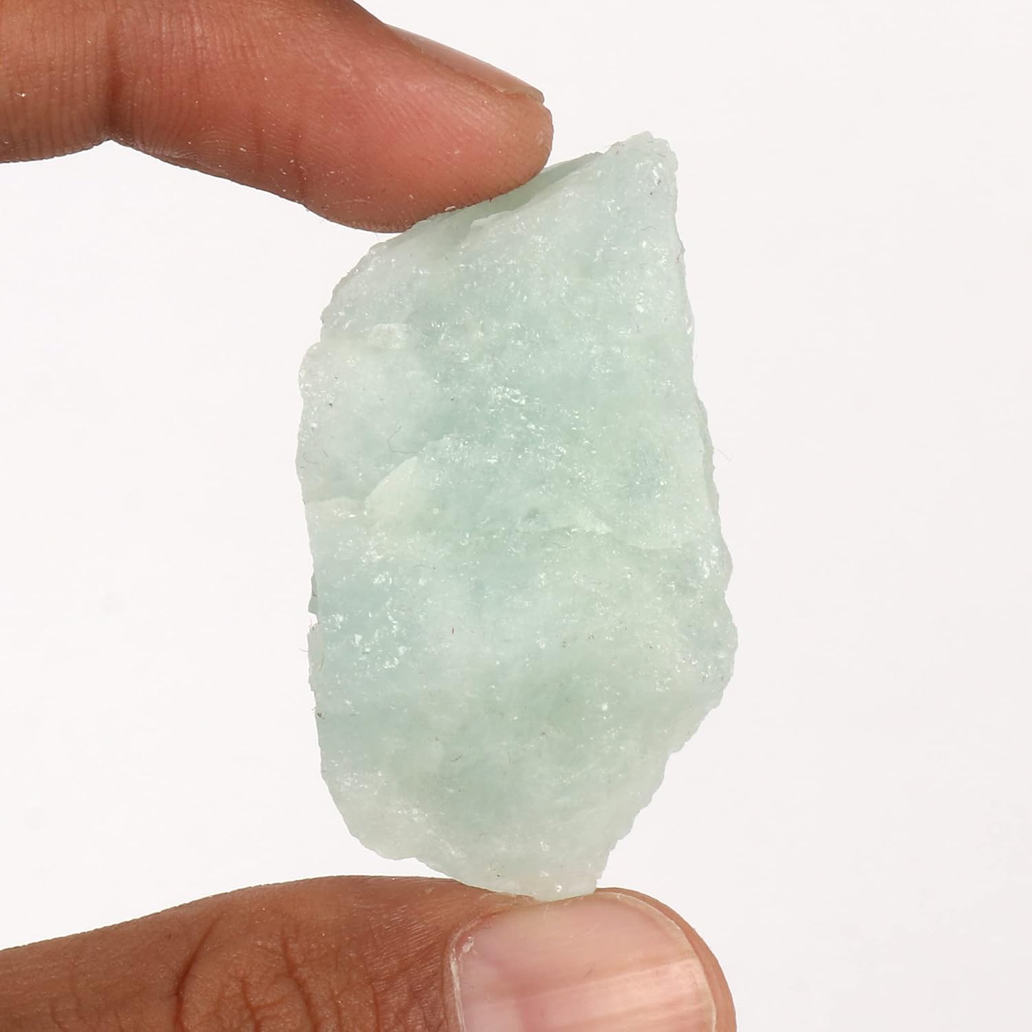 GEMHUB 150.4 CT Healing Crystal Aqua Sky Aquamarine Rough Gemstone Healing Loose Gemstone for Yoga, Meditation, Aura Cleansing