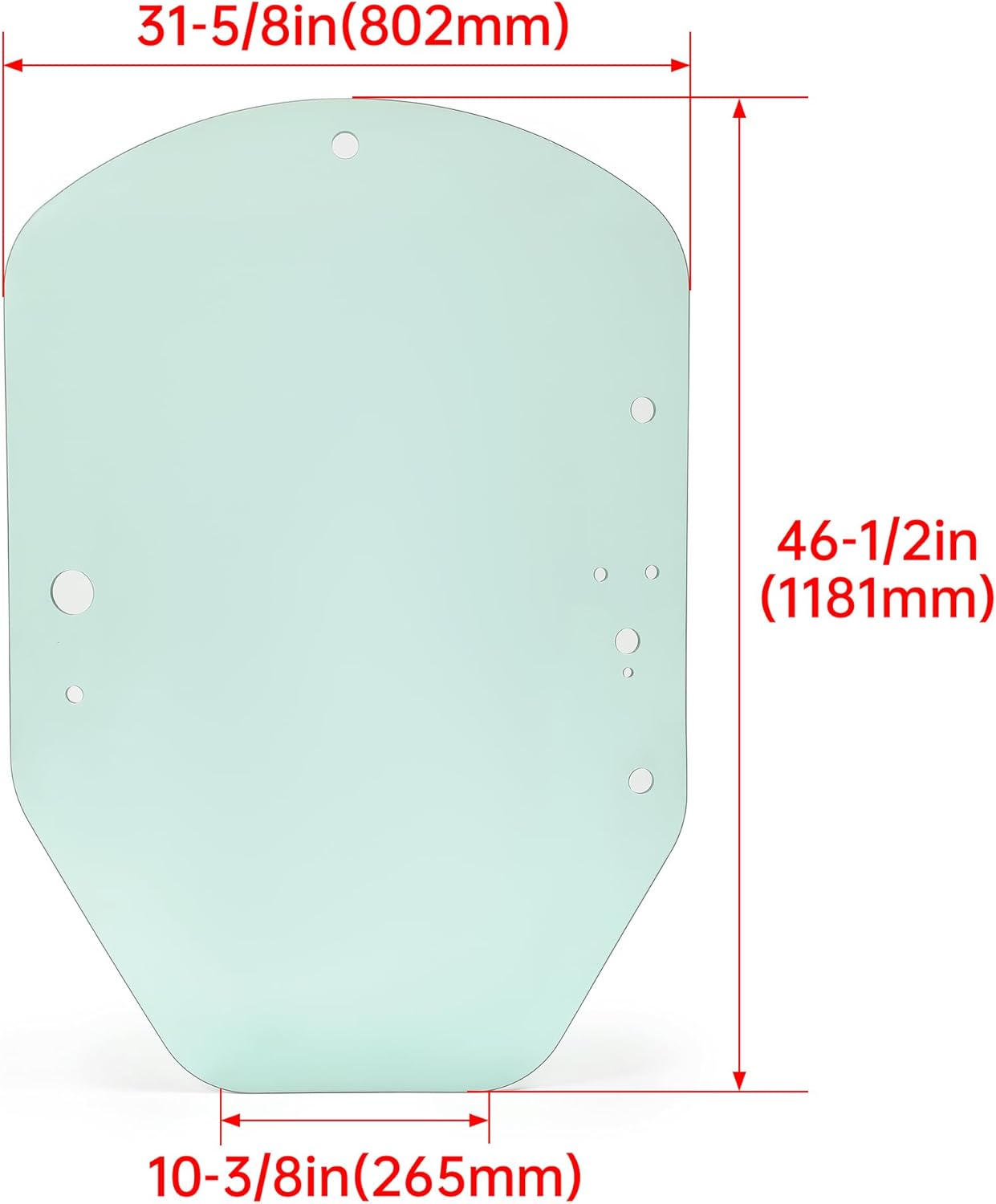 KUAFU Cristal para puerta de cabina compatible con John Deere 318E 320E 320G 323E 324E 324G 325G 326E 329E 330G 331G 332E 332G 333E 333G – Cargador