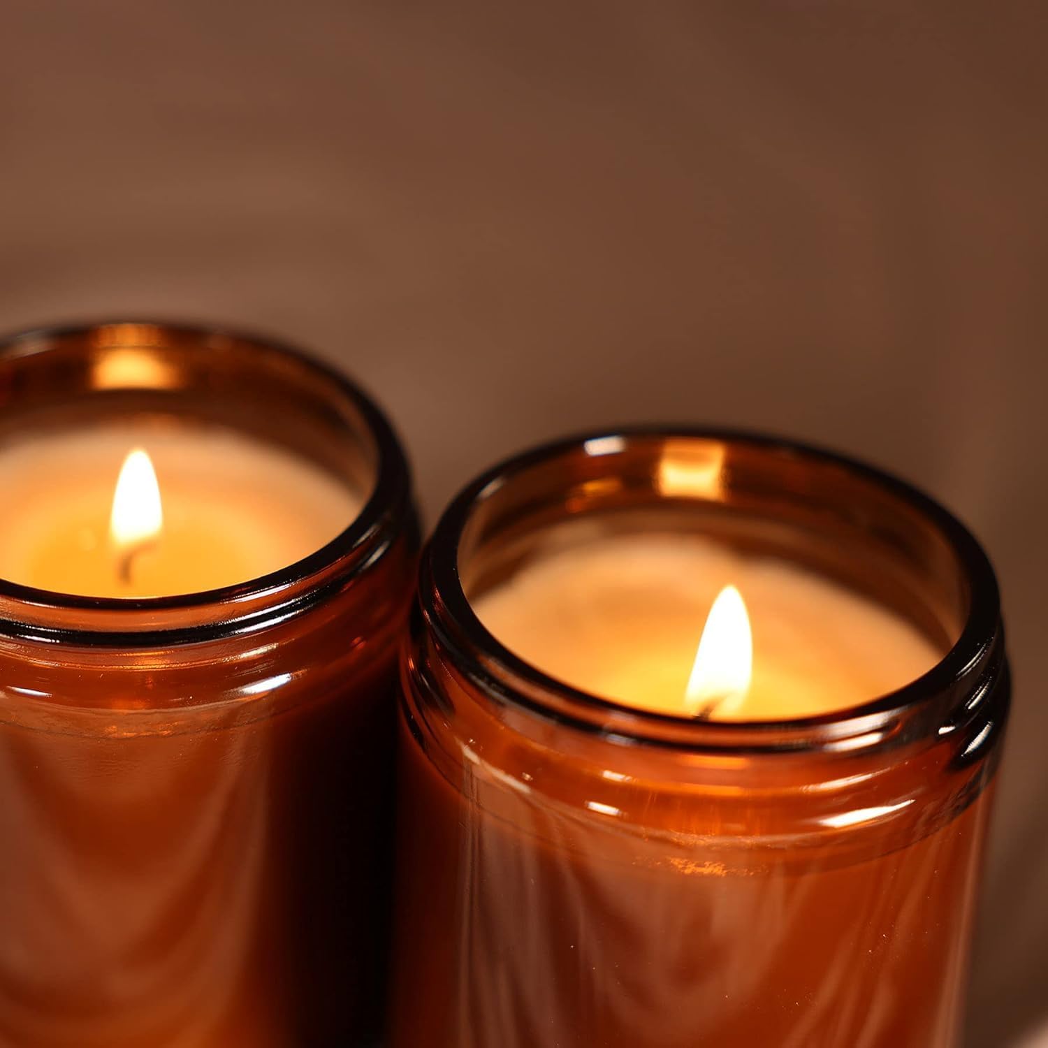 Paquete de 12 tarros de velas de 8 onzas con tapas, tarros de vela de vidrio para hacer velas y manualidades, latas vacías para velas, material de