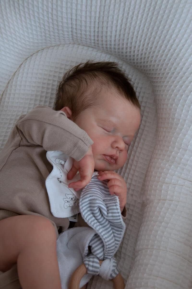 RXDOLL Muñeca Reborn de bebé recién nacido de 20 pulgadas, muñecas realistas de bebé recién nacido que se ven como muñecas de bebé de cuerpo suave