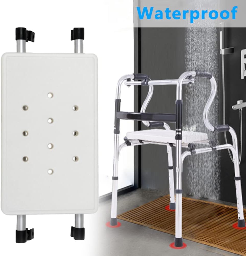 Asiento plegable para asiento fijable, capacidad máxima de peso de 250 libras, 20 pulgadas de largo x 7.9 pulgadas de ancho (A)