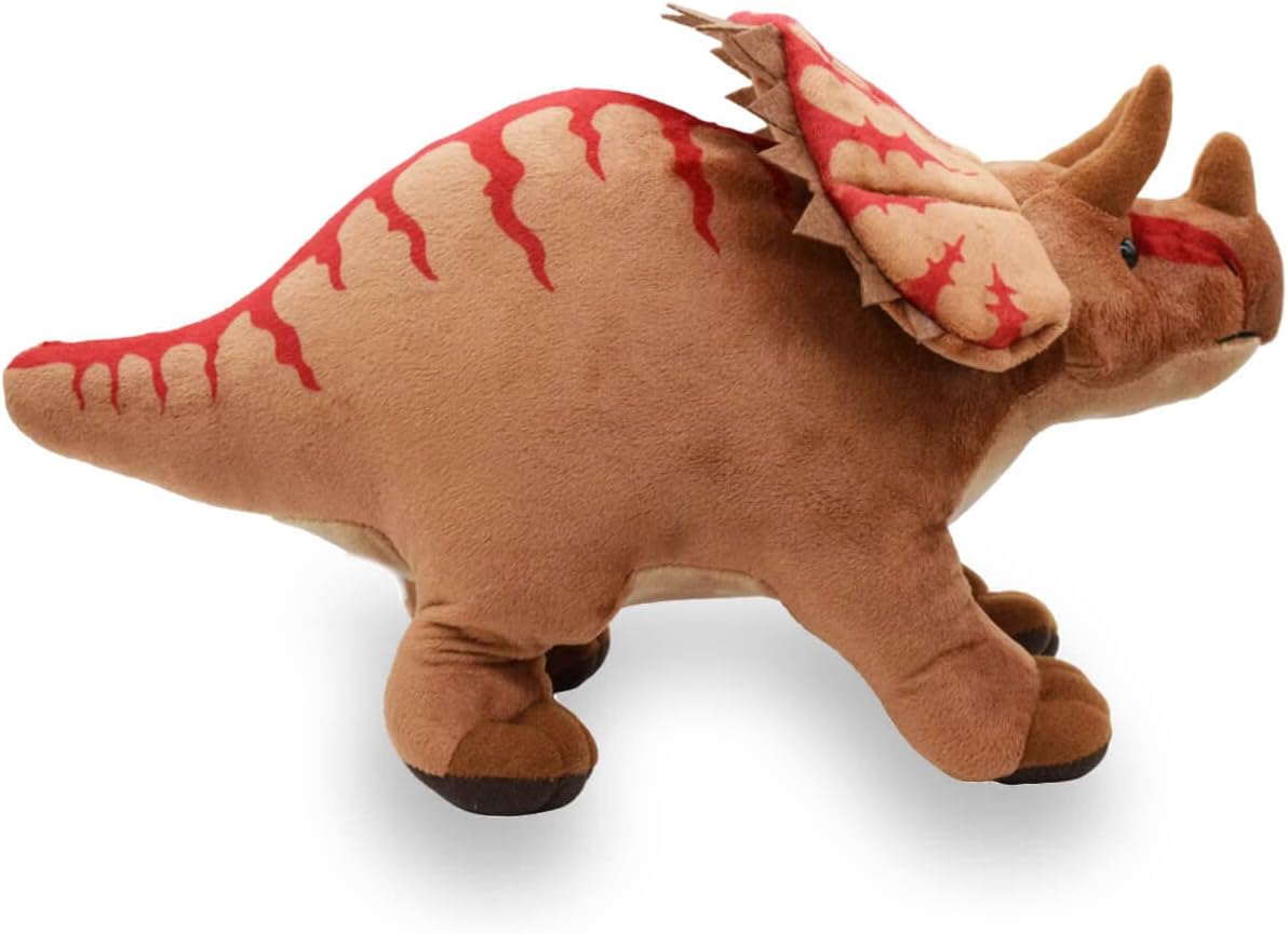 Juguete de peluche realista de dinosaurio Triceratops, peluche de dinosaurio realista, muñeca de animal de simulación