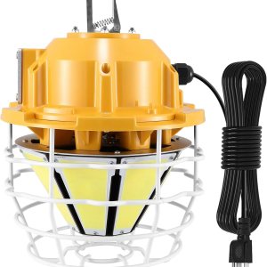Luz de trabajo temporal 250W 37500LM 5000K Luz de construcción Luz de día blanca, impermeable IP68 colgante para sitio de trabajo Almacén al aire Luz de trabajo temporal 250W 37500LM 5000K Luz de construcción Luz de día blanca, impermeable IP68 colgante para sitio de trabajo Almacén al aire