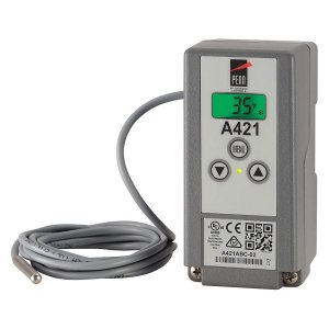 Johnson Controls A421ABC-02C A421 Series, control de temperatura electrónico, rango de temperatura -40 a 212 grados F, un polo, dos posiciones Johnson Controls A421ABC-02C A421 Series, control de temperatura electrónico, rango de temperatura -40 a 212 grados F, un polo, dos posiciones
