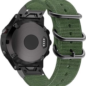 Correa de nailon para Fenix 7S6S5S de 0.787 pulgadas para mujeres y hombres, correa de repuesto tejida transpirable compatible con Garmin Fenix 6S Correa de nailon para Fenix 7S6S5S de 0.787 pulgadas para mujeres y hombres, correa de repuesto tejida transpirable compatible con Garmin Fenix 6S