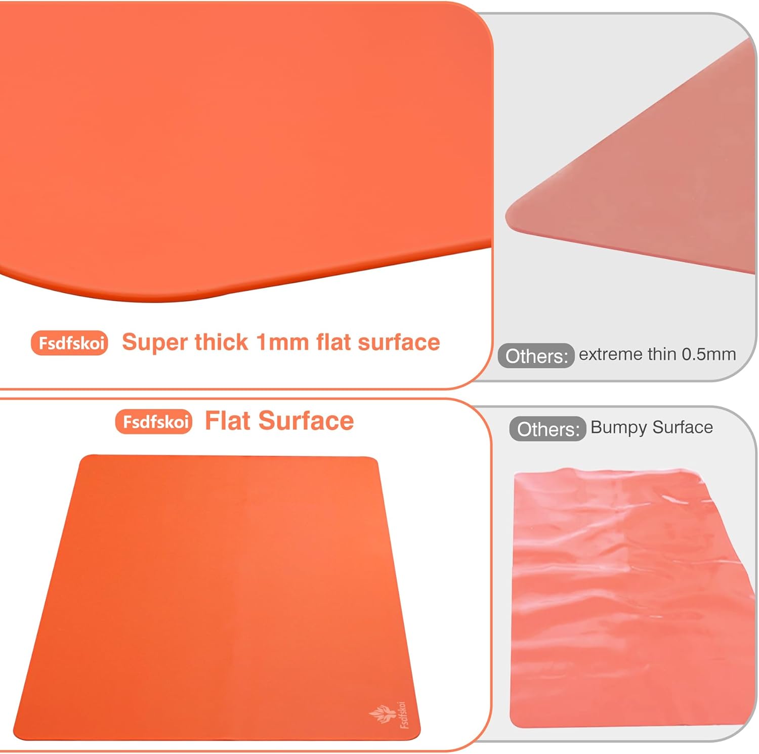 Fsdfskoi Tapete de silicona extra grande adecuado para tapete de barra de café, tapete de cocina, tapete de comida, tapete de oficina, tapete para
