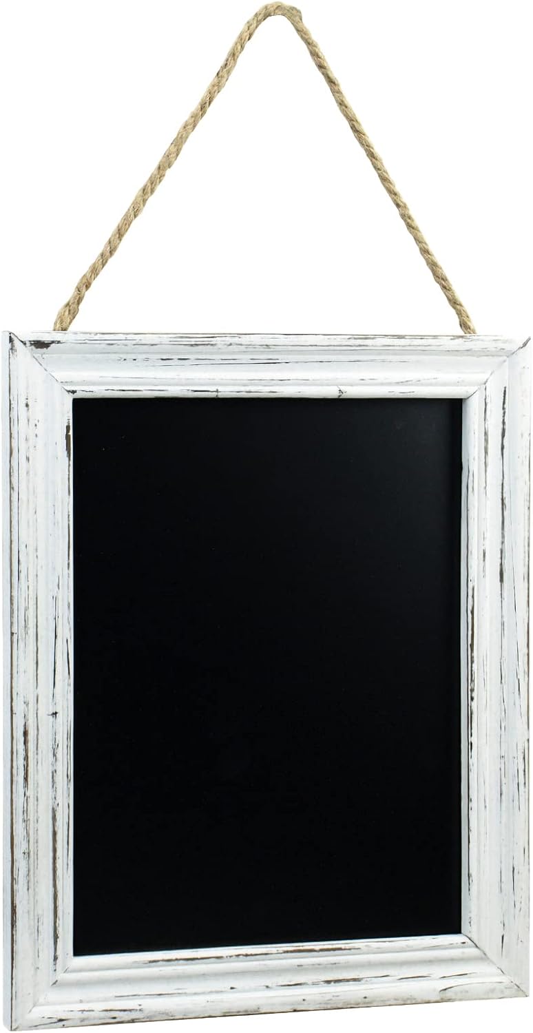 SANY DAYO HOME Letreros magnéticos rústicos para colgar en la pared, 14 x 11 pulgadas, tablero de exhibición con marco de madera envejecida para