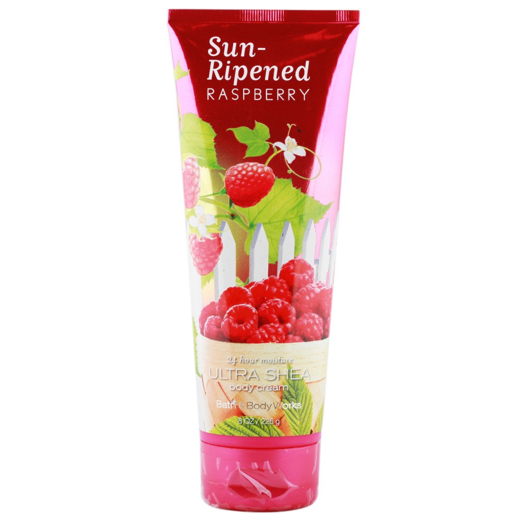 Bath & Body Works Crema corporal Ultra Shea, frambuesa madurada al sol, 8 onzas